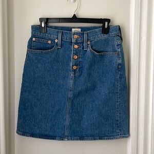 J.Crew Denim knee length skirt